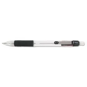 Zebra ZEB15241 Z-Grip Mechanical Pencil, 0.7 mm, HB (#2), Black Lead, Clear/Black Barrel, 24/Pack, Price/PK